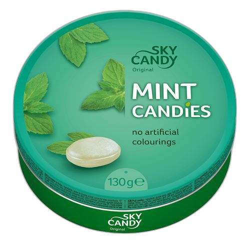 კანფეტი /C&H/ “Sky Candy” პიტნის წვეთები/11*130 გრ