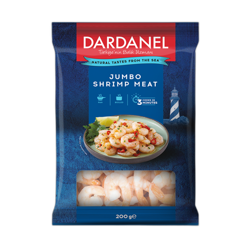 კრევეტები/ Dardanel/ დიდი ზომის კრევეტები 10*200გრ