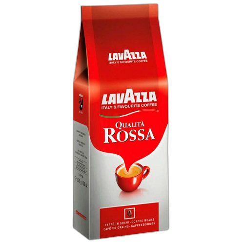 ნალექიანი ყავა 'ლავაცა' მარცვალი პაკეტში ROSSA INT 0.250 კგ