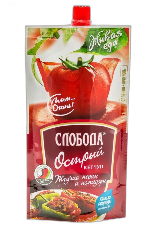 კეჩუპი 'სლობოდა' ცხარე 220 გ