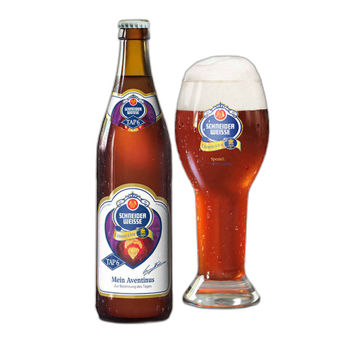 ლუდი Schneider Weisse ჩამოსხმა 6 - 'დღის ჯილდო' გაუფილტრავი 8, 2 % 0,5მლ