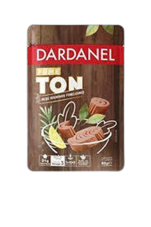 პაუჩი /Dardanel/ შებოლილი თინუსი მზესუმზირის ზეთში  12*80გ