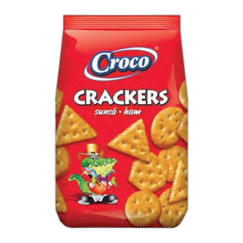 კრეკერი 'კროკო' ბეკონის არომატით 100 გ