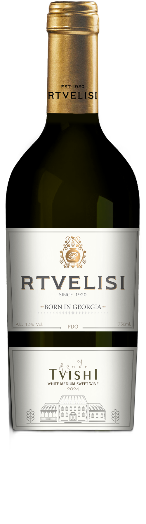 ღვინო / ტვიში / რთველისი  / 0,75 ლ
