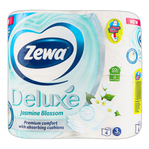 ტუალეტის ქაღალდი / ზევა / დელუქსი ჟასმინი / 4ც