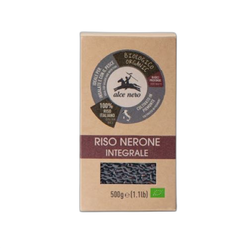 ორგანული ბრინჯი Alce Nero შავი 500 გ