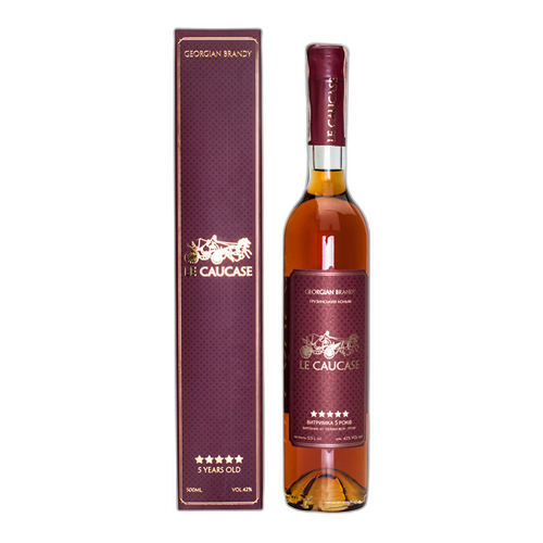 ბრენდი Le Caucase 5წ 0.5ლ
