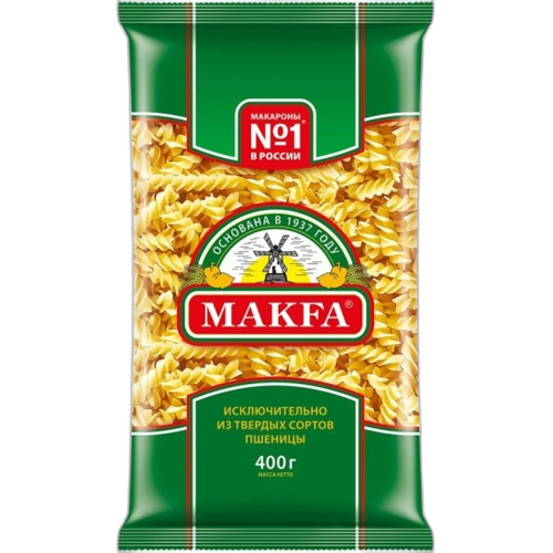მაკარონი 'მაკფა' სპირალები 400გ