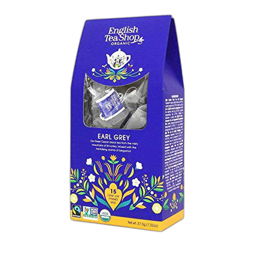 English Tea shop - ორგანული შავი ჩაი / English Tea Shop / ერლ გრეი, პირამიდა 6*37.5გ