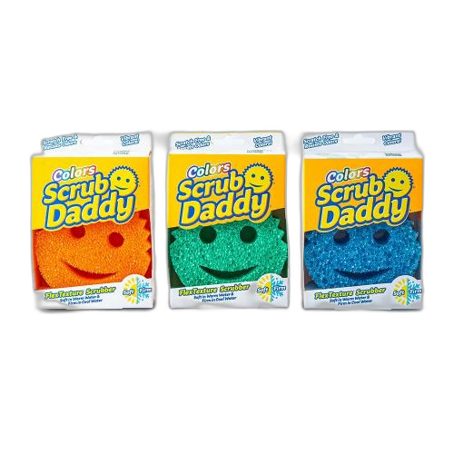 ღრუბელი / Scrub daddy / მაღალტექნოლოგიური / ფერადი სახეხი
