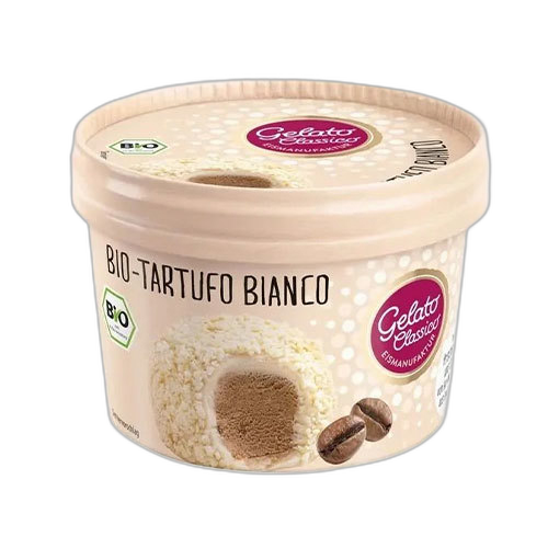 ორგანული ნაყინის ტრუფელი / Gelato Classico / თეთრი, ყავით 6*200მლ