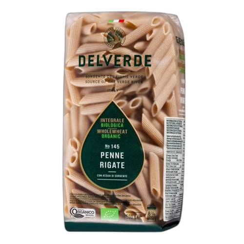 მაკარონი Delverde პენნე რიგატე ბიო N145, 500გ