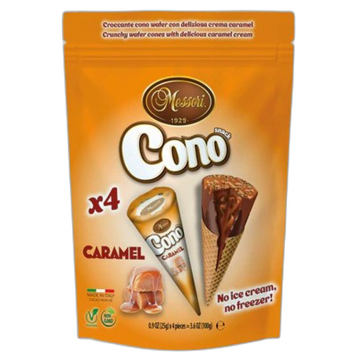 ვაფლის კონუსი/Messori/ კარამელით/ (4*25 გ) / 8*100გ