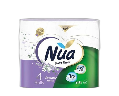 ტუალეტის ქაღალდი / "ნუას" სურნელოვანი / 4ც -3 ფენა (500968)