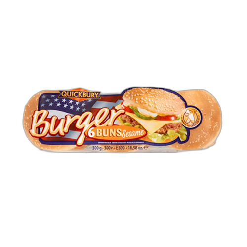 ბურგერის პური / QUICK BURY / სეზამით  8*300 გრ