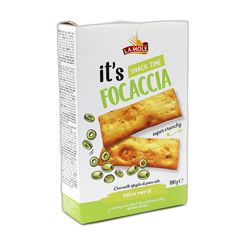 ორცხობილა /La Mole/ "ფოკაჩა" ხრაშუნა, როზმარინით 8*100 გრ