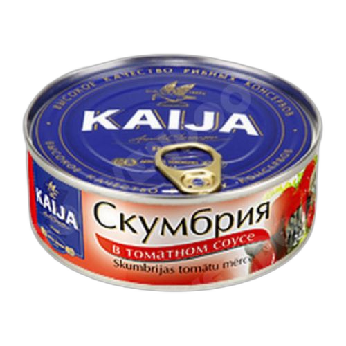 თევზის კონსერვი / კაიჯა სკუმბრია ტომატში / 240 გრ