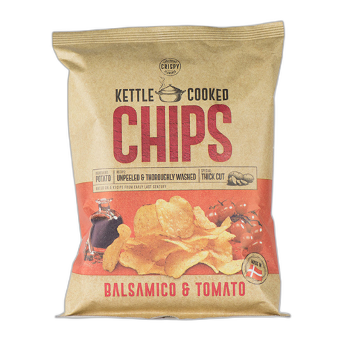 ჩიფსი / ოქეი სნექს / ხელით მომზადებული, პომიდვრით და ბალზამიკოთი 8*150 გ