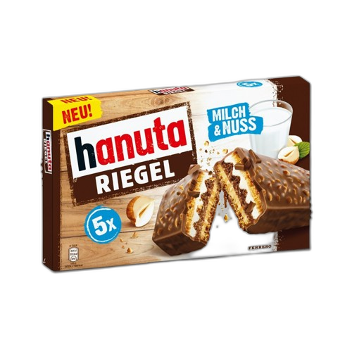 ვაფლი/ Ferrero/ "hanuta" შოკოლადით და თხილით 16*172.5გ