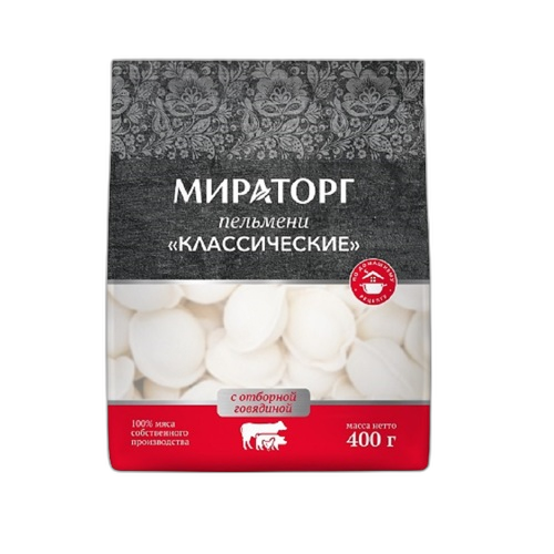პელმენი /მირატორგი/ კლასიკური 16*400გ