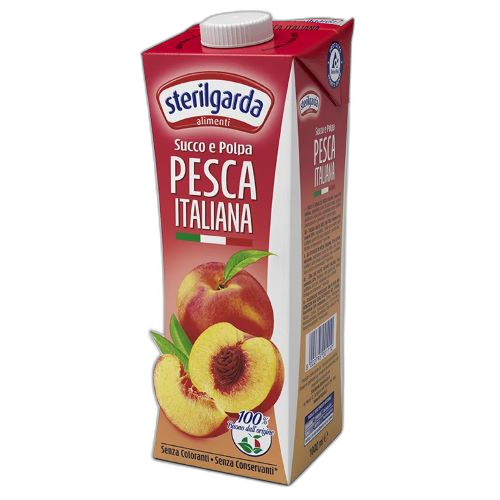 წვენი/ STERILGARDA/ატმის 100% ნატურალური / 10*1ლ