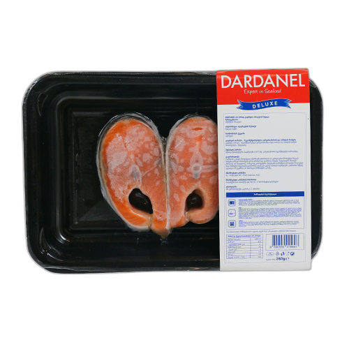 ორაგულის სტეიკი/ Dardanel/ ორაგულის სტეიკი თეფშზე 6*260გრ