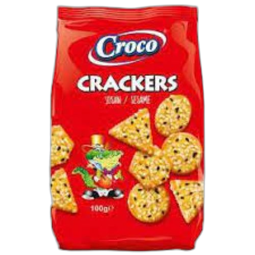 კრეკერი 'კროკო' სეზამით და ყაყაჩოს მარცვლით 100 გ