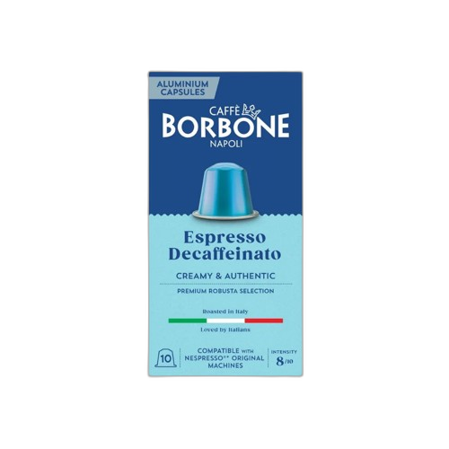 ყავის კაფსულა / Borbone / ესპრესო, უკოფეინო 10*50გ