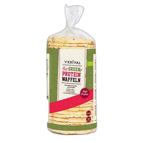 ორგანული სიმინდის ხრაშუნა პური, პროტეინით, გლუტენის გარეშე, 8*120გ