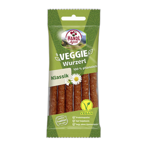 ვეგანური ძეხვი /HANDL/მონადირული კლასიკური 16*60გ