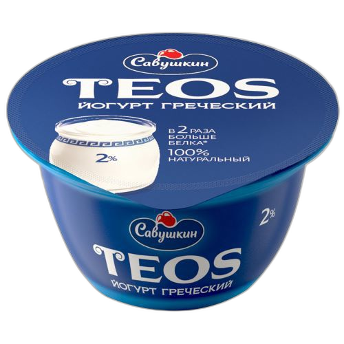 იოგურტი 'TEOS, ბერძნული' 2 % 140 გ