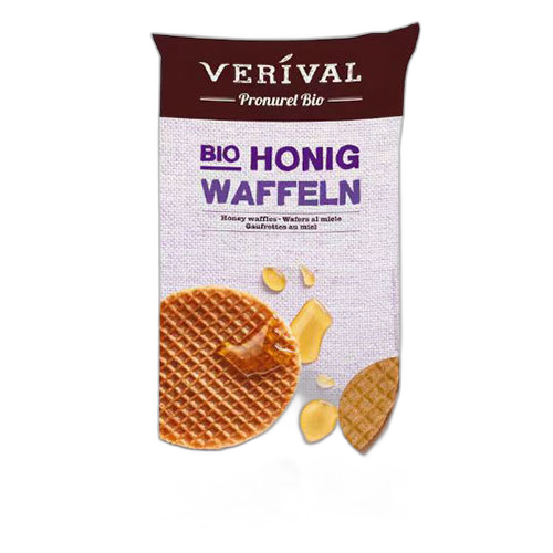 ორგანული ვაფლი/VERIVAL/თაფლით 12*175გ