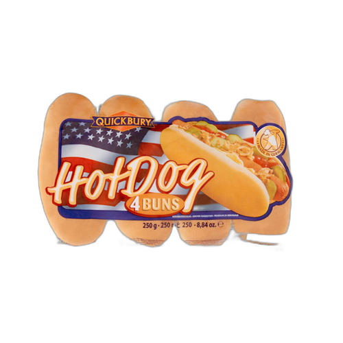 ჰოთ დოგის პური / QUICK BURY / კლასიკური 8*250 გრ