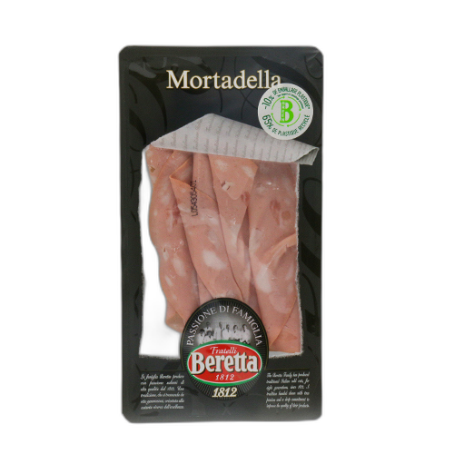 დაჭრილი მორტადელა/Beretta/ უგლუტენო 10*100გ