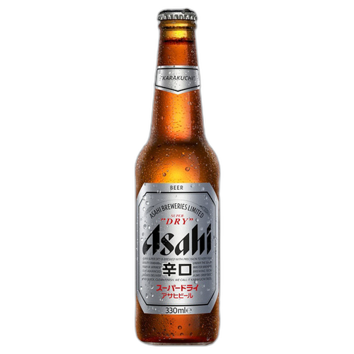 იაპონური ლუდი "Asahi" 5% 24*330მლ