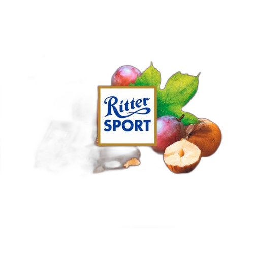 რძიანი შოკოლადი ქიშმიშითა და თხილით - Ritter sport/ რიტერ სპორტი - 100გრ