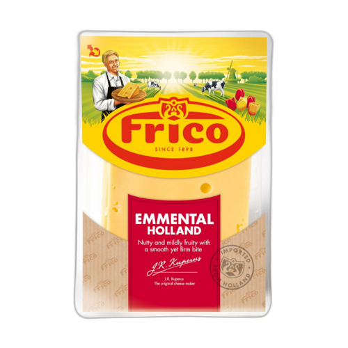 ყველის ფენები /Frico/ ემენტალერი 01539 /12*150 გრ