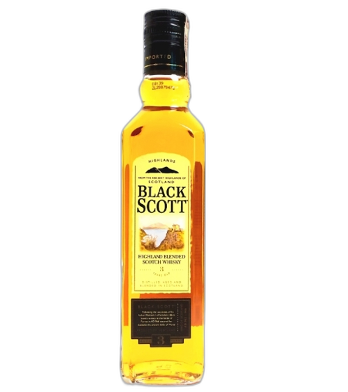 შოტლანდიური ვისკი/ BLACK SCOTT/ 40% 12*0.5ლ