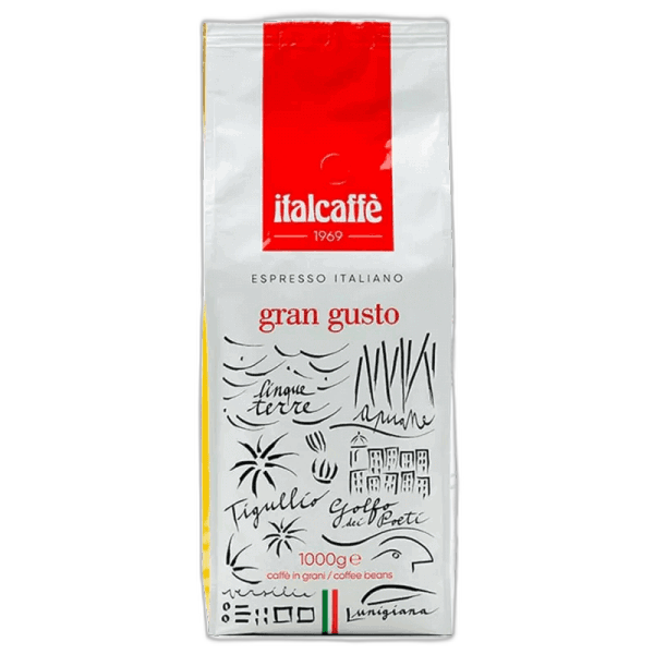 იტალკაფე-ყავა მარცვალი "გრან გუსტო" 1კგ. 40%/60%