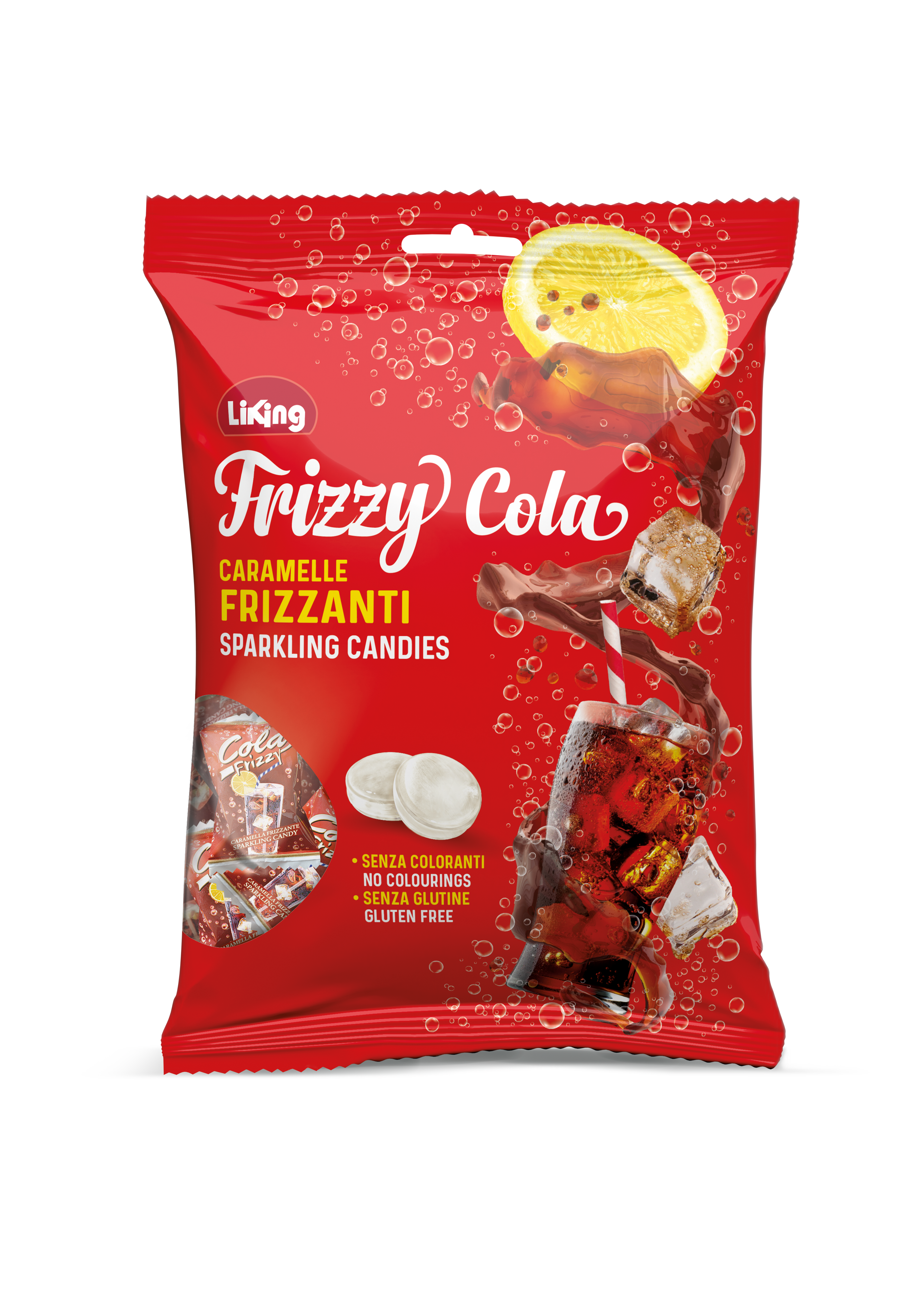 ლიკინგი-კოკა-კოლა შუშხუნა უგლუტენო 150გ