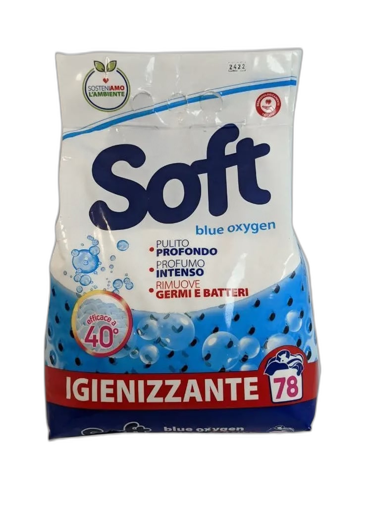 სოფტი-სარეცხი ფხვნილი თეთრი და ფერადი ქსოვილისთვის 3.9კგ