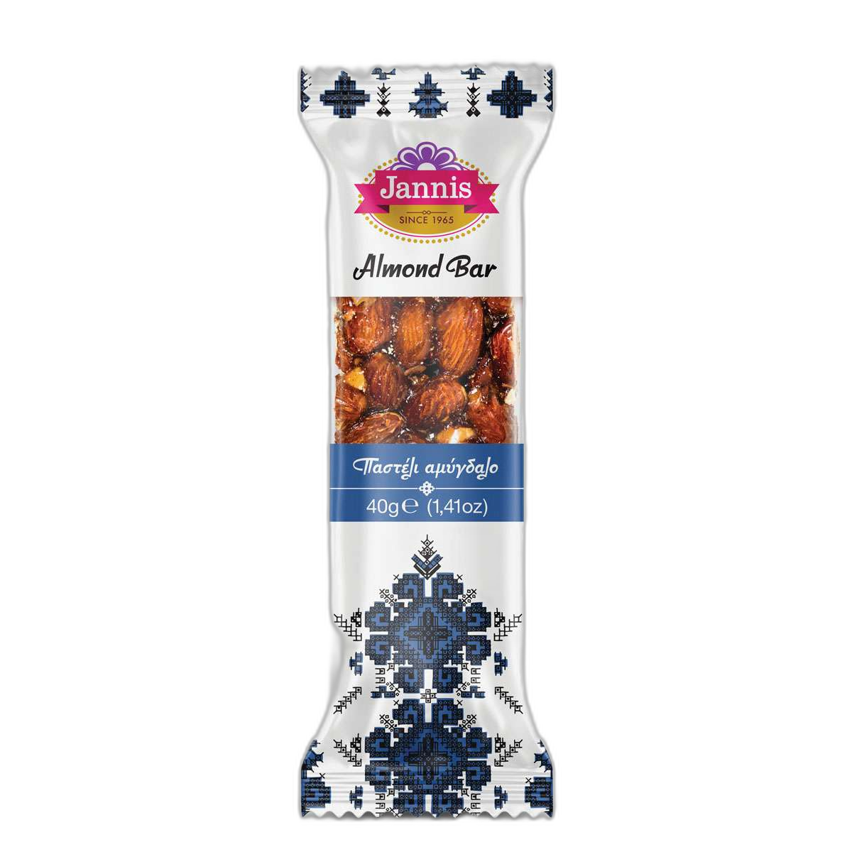 ჯანისი - ნუშის ბარი, უგლუტენო, ულაქტოზო 40გრ.