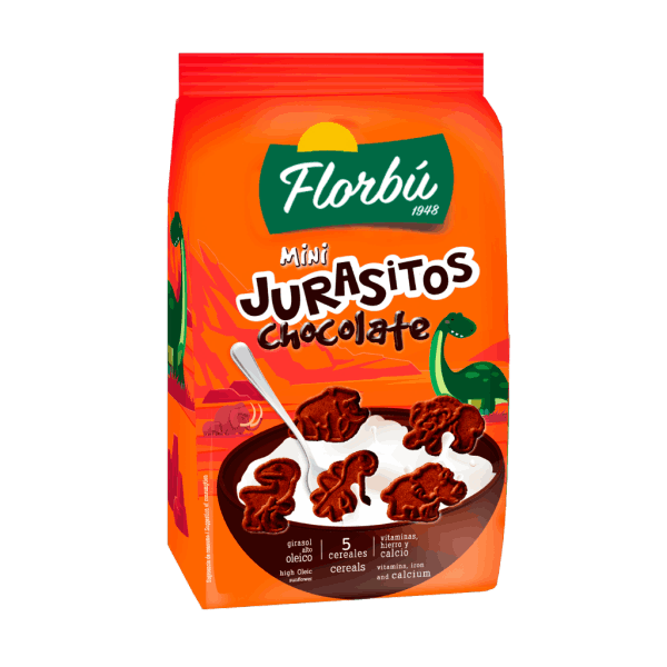 ფლორბუ-ორცხობილა შოკოლადის, მინი-დინოზავრები 400გ