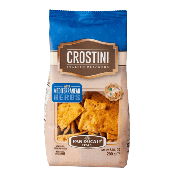 პანდუკალე-კრეკერები ხმელთაშუა ზღვის სანელებლებით 180გ