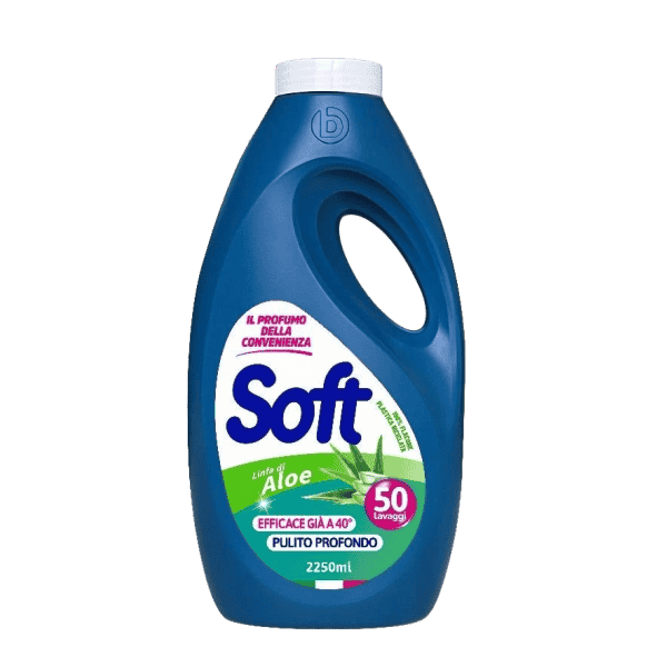 სოფტი-სარეცხი გელი თეთრი და ფერადი ქსოვილისთვის ალოეთი.2,25ლ