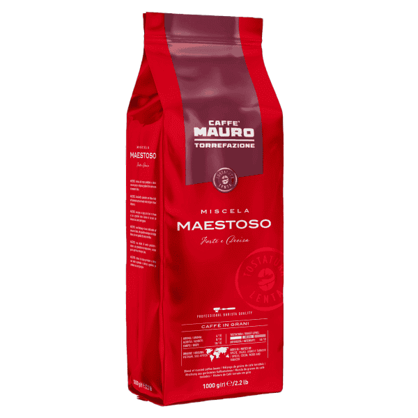 მაურო-ყავა მარცვალი "მაესტოსო"-10/10ინტენსივობით 1კგ