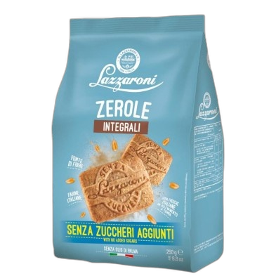 ლაზარონი-ორცხობილა მთელმარცვლიანი შაქრის გარეშე 250გ