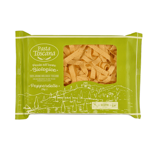 ფაბიანელი-ტოსკანა, ბიო მაკარონი- ბუდე პაპარდელე N7,კვერცხით 250გ