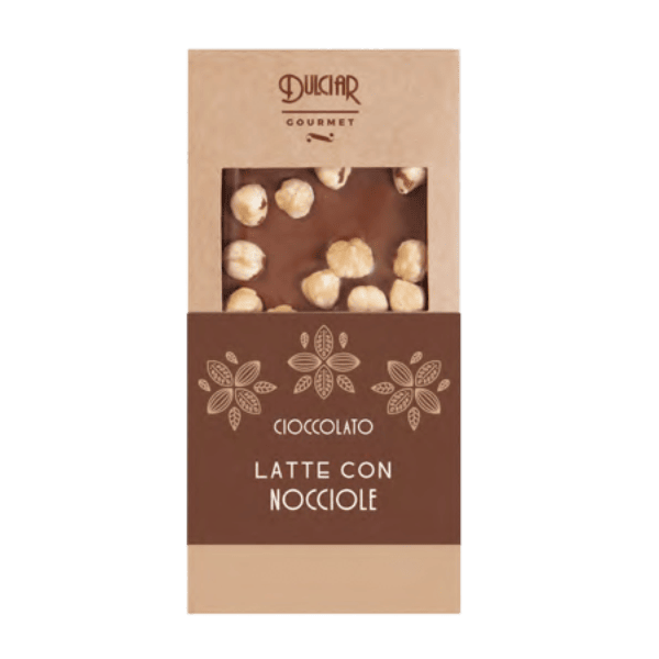 დულჩიარი-შოკოლადი რძიანი თხილით, უგლუტენო 100გ