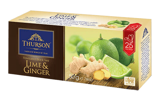 თურსონი-შავი ჩაი ერთჯერადი, ლაიმით და კოჭათი 25ც